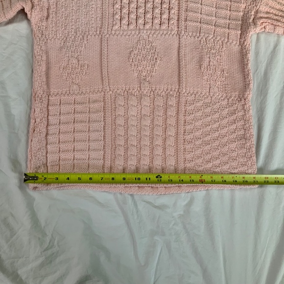 Cotton Irish Cable Knit Sweater by Carraig Donn Women’s size small - Picture 6 of 11
